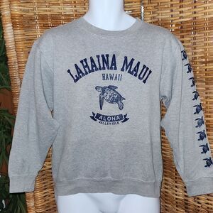 Lahaina Maui Hawaii Aloha State Sweatshirt S